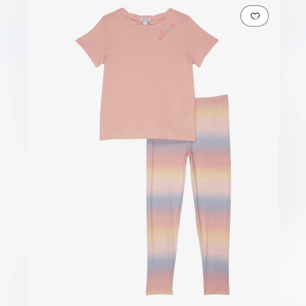 Splendid NWT 5T pink ombré set